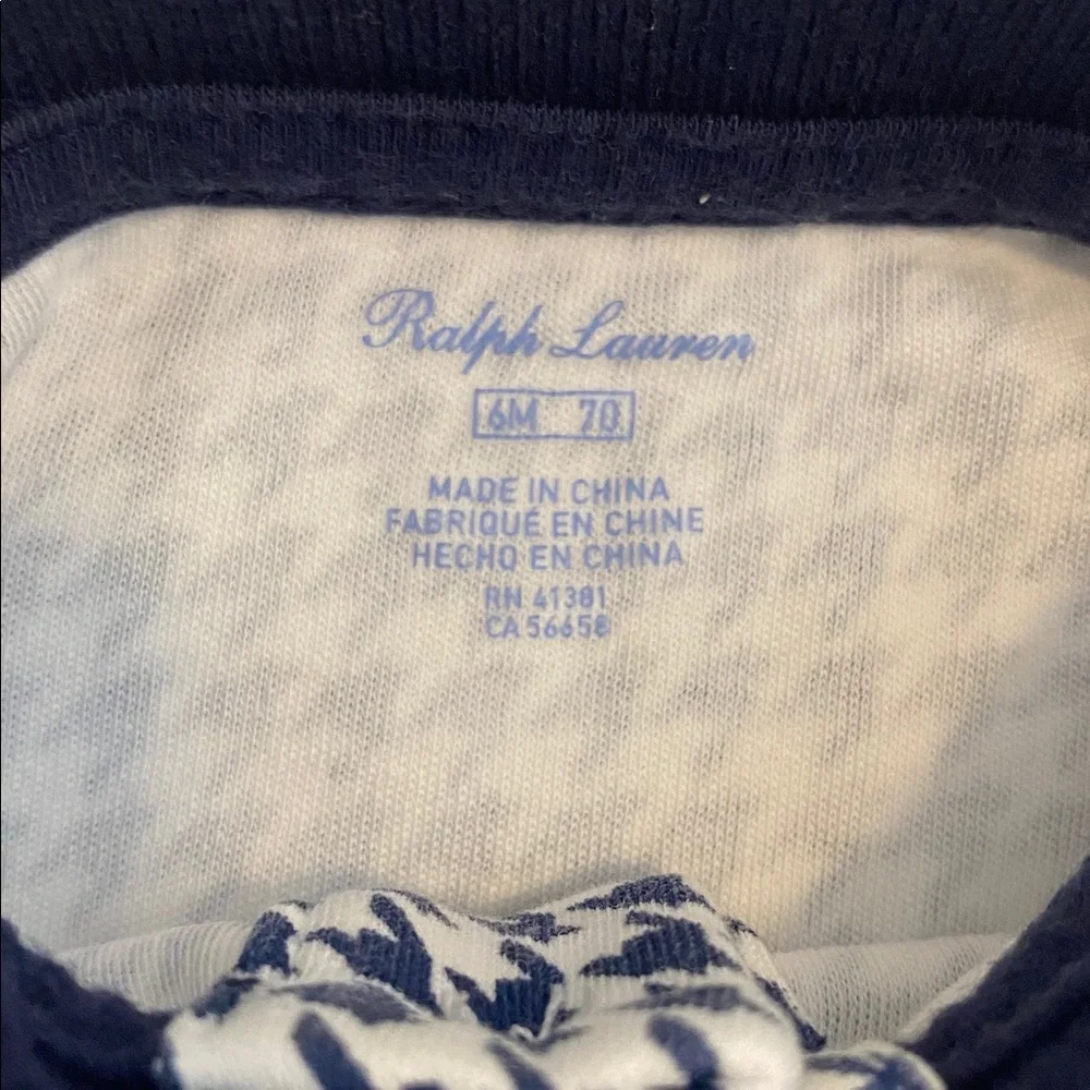 Ralph Lauren Shortall Size 6 Months